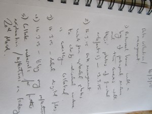 From one diary to another